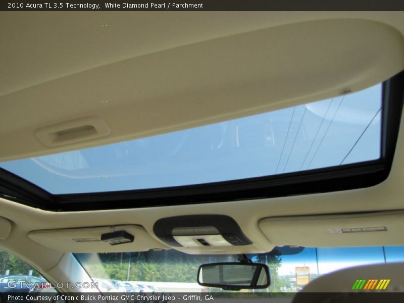 White Diamond Pearl / Parchment 2010 Acura TL 3.5 Technology