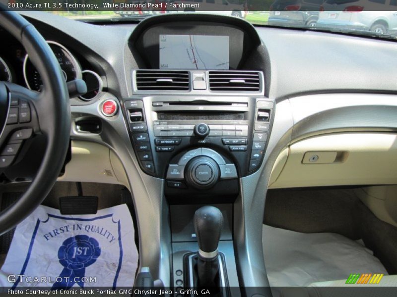 White Diamond Pearl / Parchment 2010 Acura TL 3.5 Technology