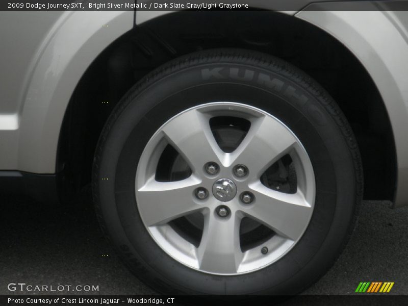Bright Silver Metallic / Dark Slate Gray/Light Graystone 2009 Dodge Journey SXT