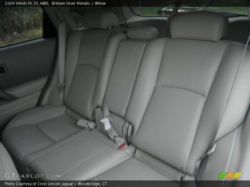 Brilliant Silver Metallic / Willow 2004 Infiniti FX 35 AWD