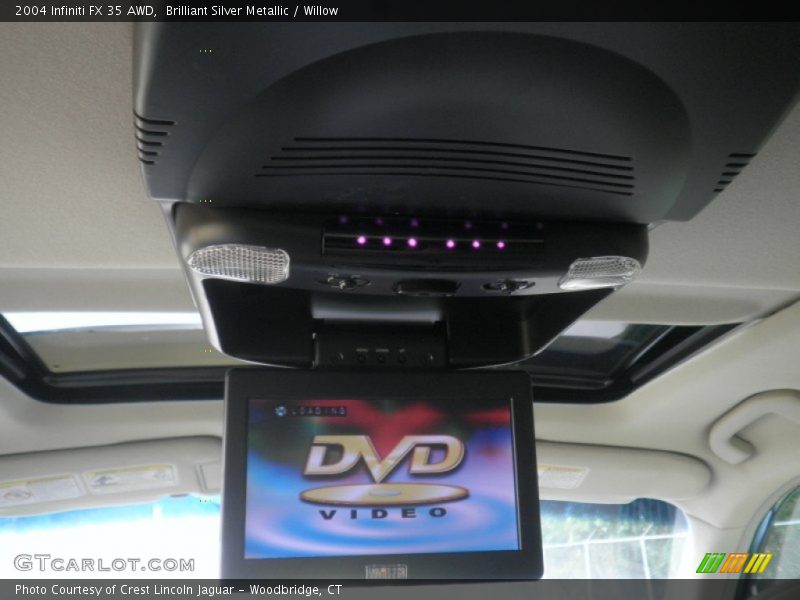 Brilliant Silver Metallic / Willow 2004 Infiniti FX 35 AWD