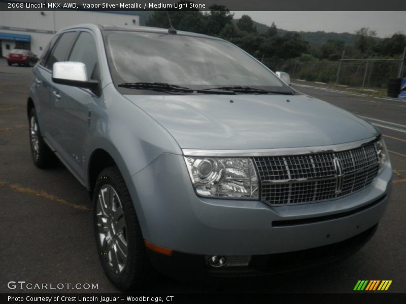 Vapor Silver Metallic / Medium Light Stone 2008 Lincoln MKX AWD