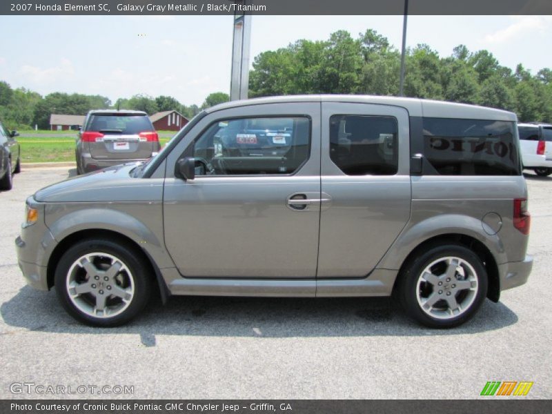 Galaxy Gray Metallic / Black/Titanium 2007 Honda Element SC