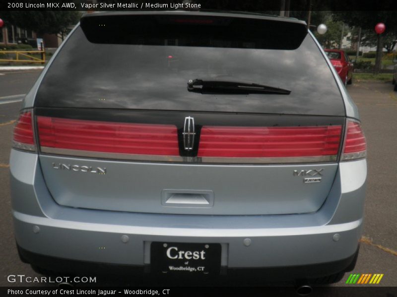 Vapor Silver Metallic / Medium Light Stone 2008 Lincoln MKX AWD
