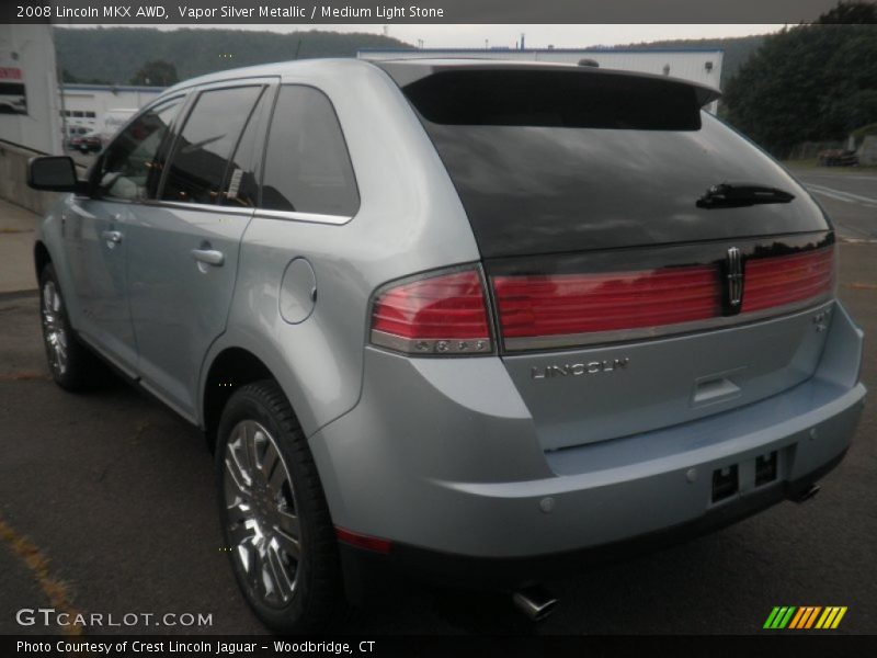 Vapor Silver Metallic / Medium Light Stone 2008 Lincoln MKX AWD