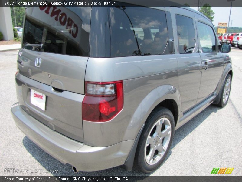 Galaxy Gray Metallic / Black/Titanium 2007 Honda Element SC