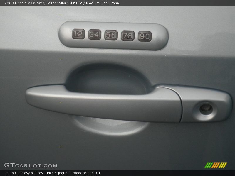 Vapor Silver Metallic / Medium Light Stone 2008 Lincoln MKX AWD