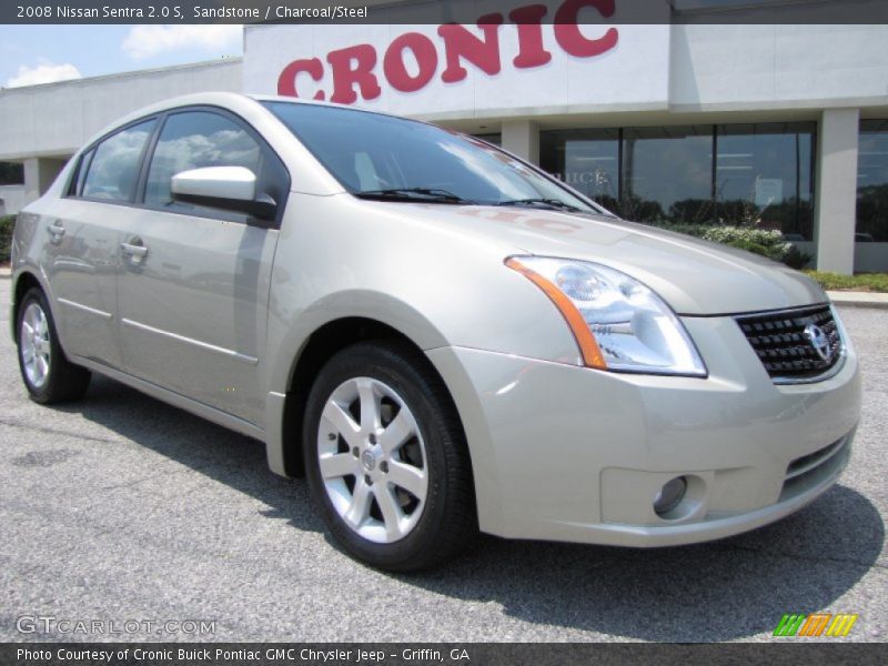 Sandstone / Charcoal/Steel 2008 Nissan Sentra 2.0 S