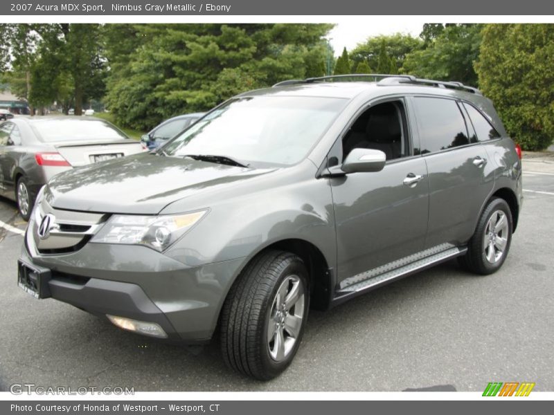 Nimbus Gray Metallic / Ebony 2007 Acura MDX Sport