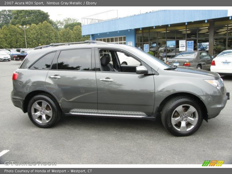Nimbus Gray Metallic / Ebony 2007 Acura MDX Sport
