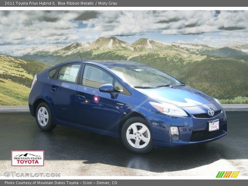 Blue Ribbon Metallic / Misty Gray 2011 Toyota Prius Hybrid II