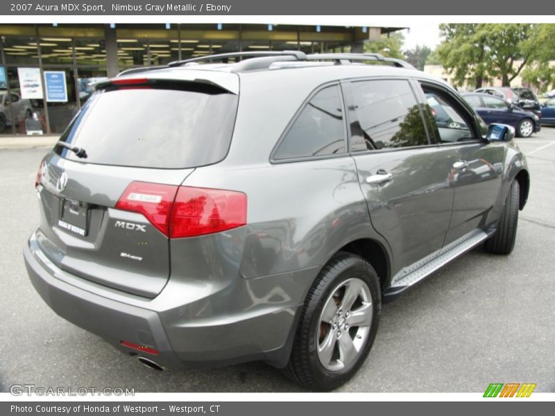 Nimbus Gray Metallic / Ebony 2007 Acura MDX Sport