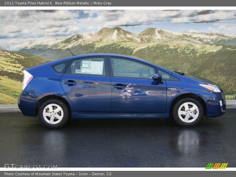 Blue Ribbon Metallic / Misty Gray 2011 Toyota Prius Hybrid II