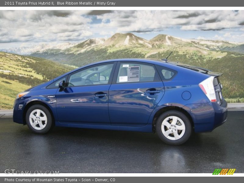 Blue Ribbon Metallic / Misty Gray 2011 Toyota Prius Hybrid II