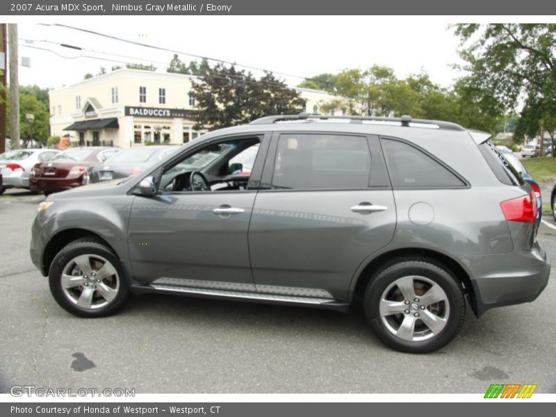 Nimbus Gray Metallic / Ebony 2007 Acura MDX Sport
