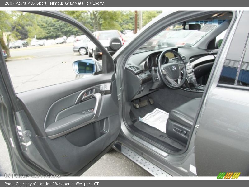 Nimbus Gray Metallic / Ebony 2007 Acura MDX Sport