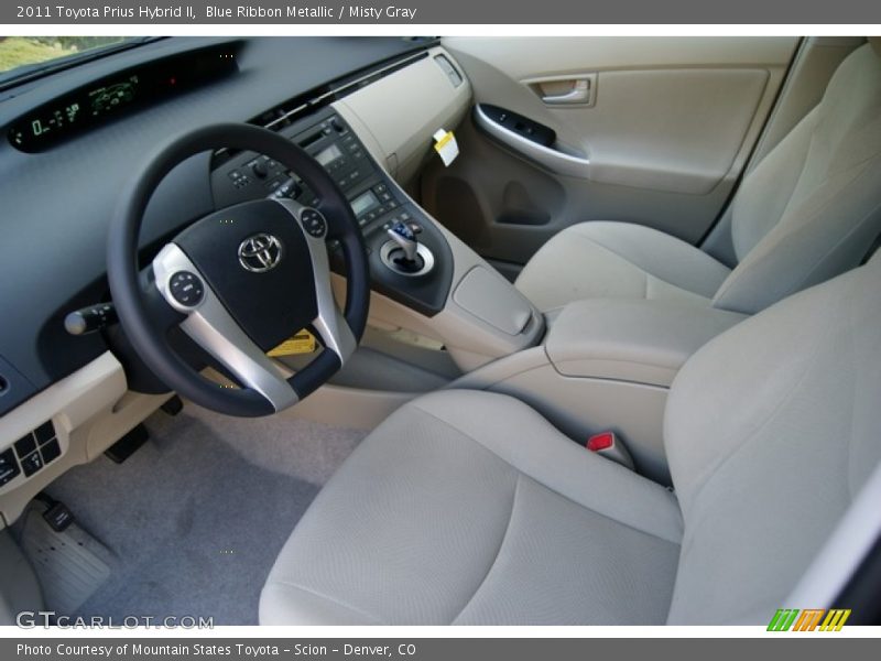 Blue Ribbon Metallic / Misty Gray 2011 Toyota Prius Hybrid II