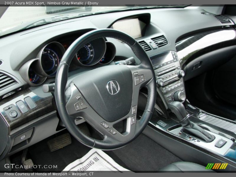 Nimbus Gray Metallic / Ebony 2007 Acura MDX Sport