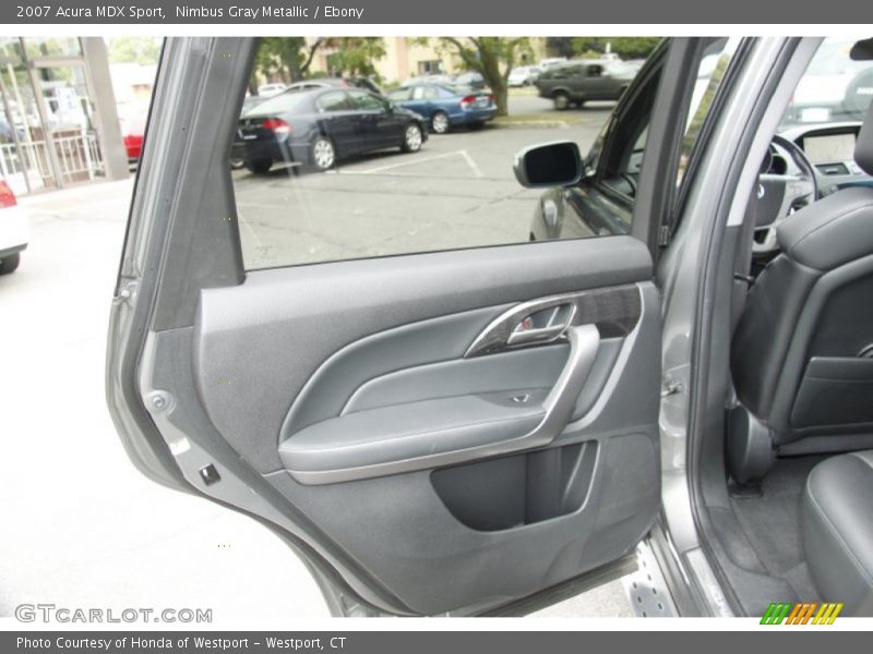 Nimbus Gray Metallic / Ebony 2007 Acura MDX Sport