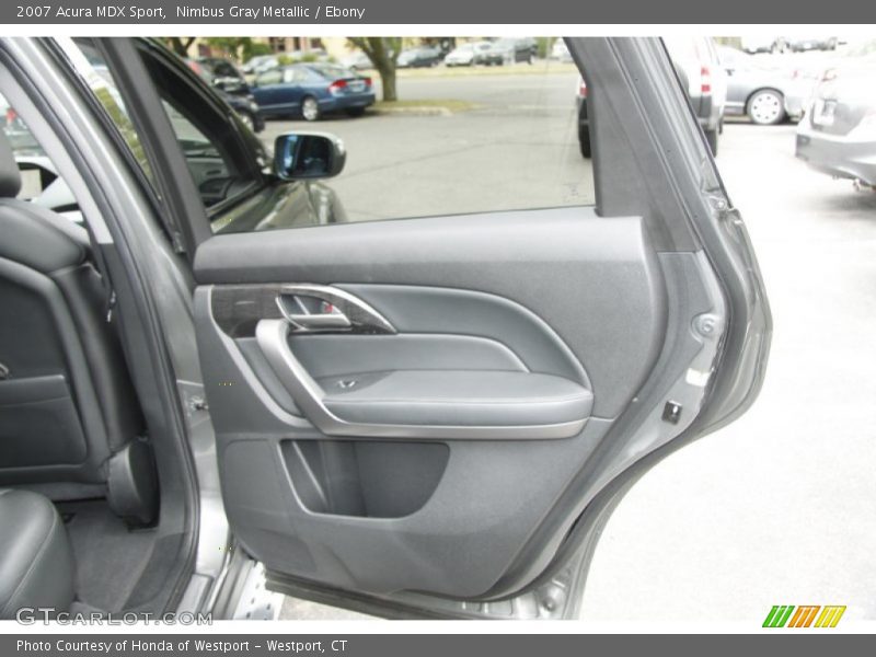 Nimbus Gray Metallic / Ebony 2007 Acura MDX Sport