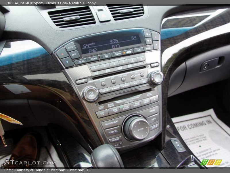 Nimbus Gray Metallic / Ebony 2007 Acura MDX Sport