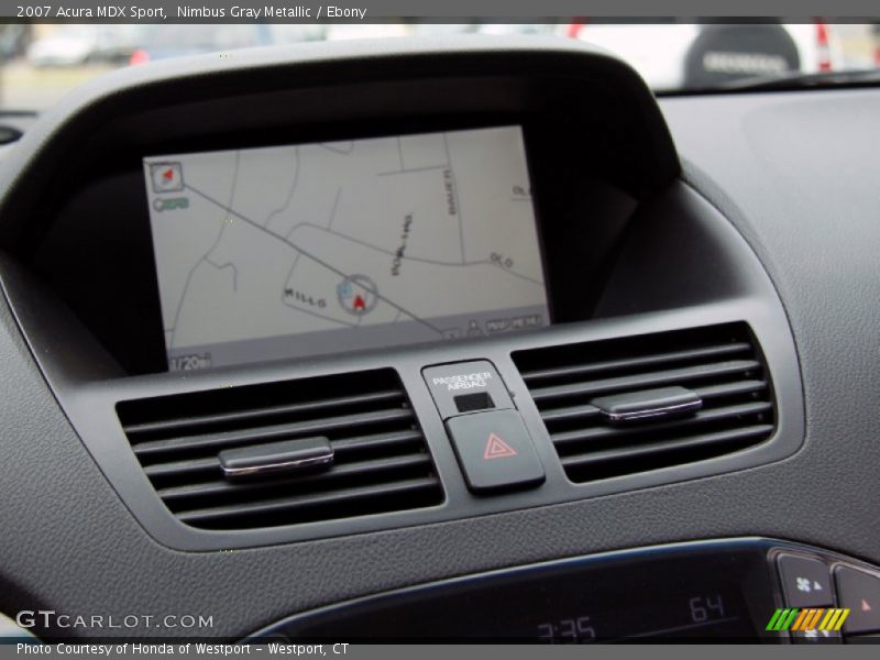 Nimbus Gray Metallic / Ebony 2007 Acura MDX Sport