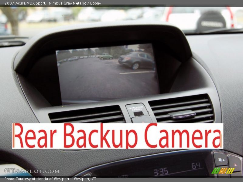Nimbus Gray Metallic / Ebony 2007 Acura MDX Sport