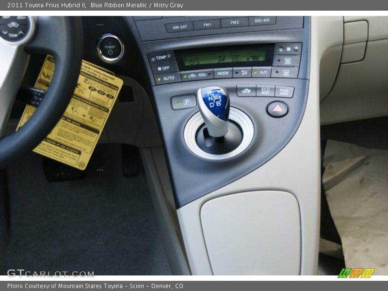 Blue Ribbon Metallic / Misty Gray 2011 Toyota Prius Hybrid II