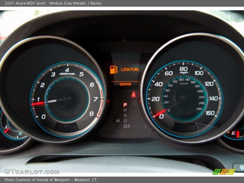 Nimbus Gray Metallic / Ebony 2007 Acura MDX Sport