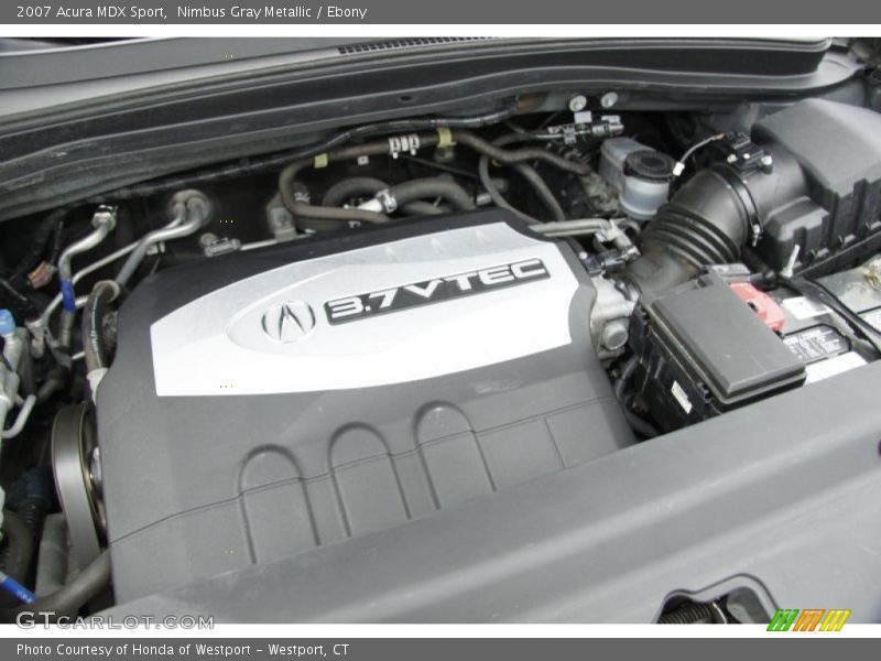 Nimbus Gray Metallic / Ebony 2007 Acura MDX Sport