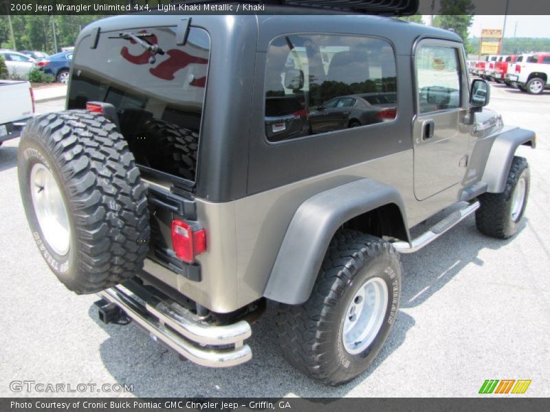 Light Khaki Metallic / Khaki 2006 Jeep Wrangler Unlimited 4x4