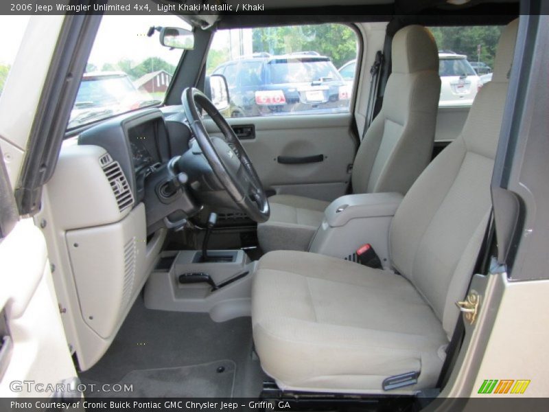 Light Khaki Metallic / Khaki 2006 Jeep Wrangler Unlimited 4x4