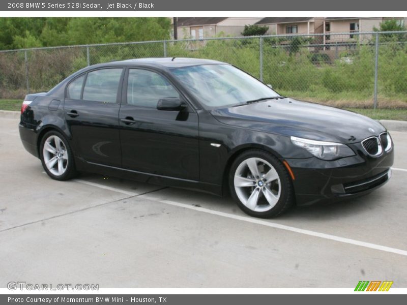 Jet Black / Black 2008 BMW 5 Series 528i Sedan