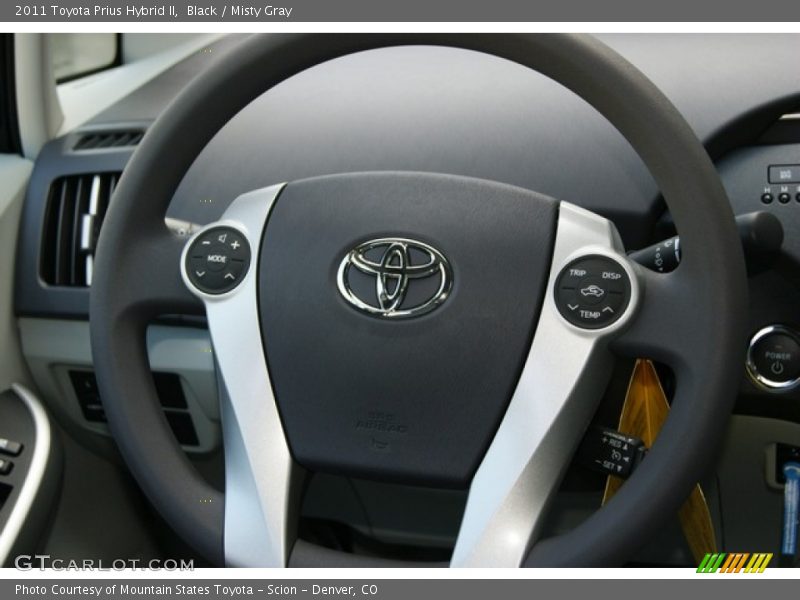Black / Misty Gray 2011 Toyota Prius Hybrid II