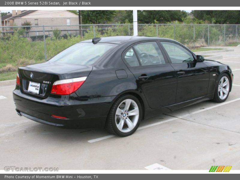 Jet Black / Black 2008 BMW 5 Series 528i Sedan