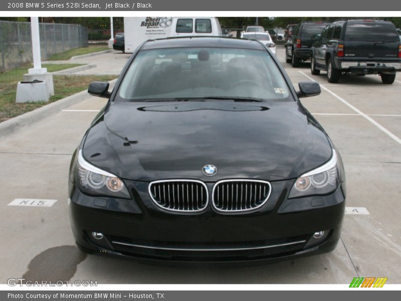 Jet Black / Black 2008 BMW 5 Series 528i Sedan