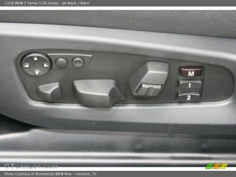 Jet Black / Black 2008 BMW 5 Series 528i Sedan