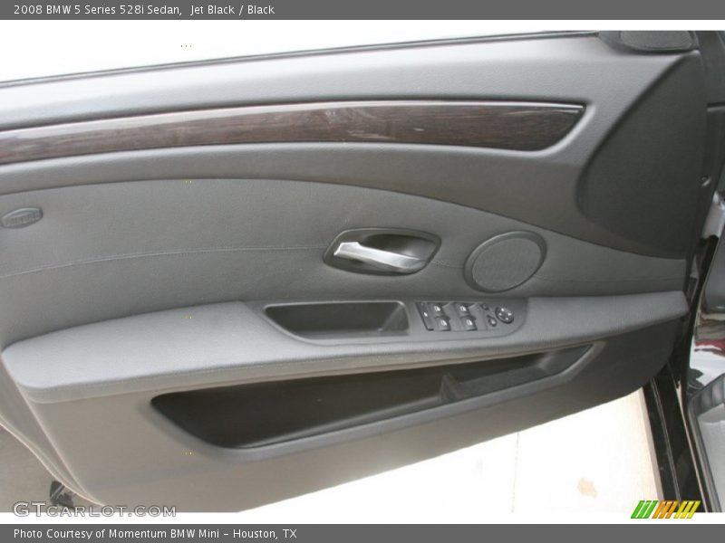 Jet Black / Black 2008 BMW 5 Series 528i Sedan