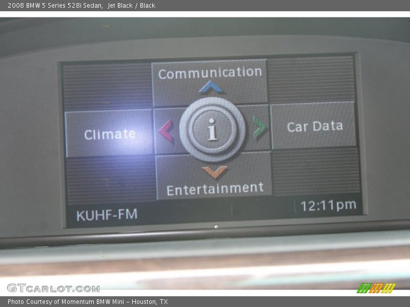 Jet Black / Black 2008 BMW 5 Series 528i Sedan
