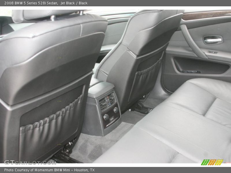 Jet Black / Black 2008 BMW 5 Series 528i Sedan