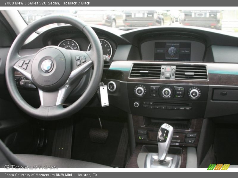 Jet Black / Black 2008 BMW 5 Series 528i Sedan