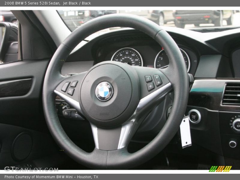 Jet Black / Black 2008 BMW 5 Series 528i Sedan