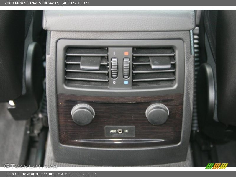 Jet Black / Black 2008 BMW 5 Series 528i Sedan