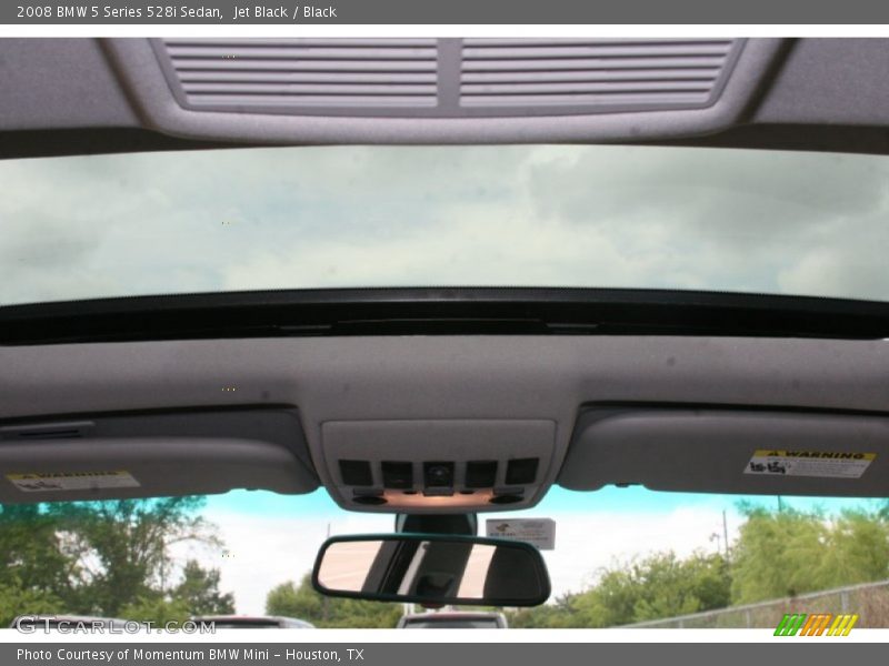 Jet Black / Black 2008 BMW 5 Series 528i Sedan