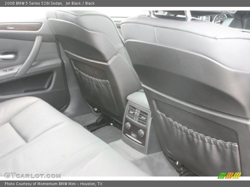Jet Black / Black 2008 BMW 5 Series 528i Sedan