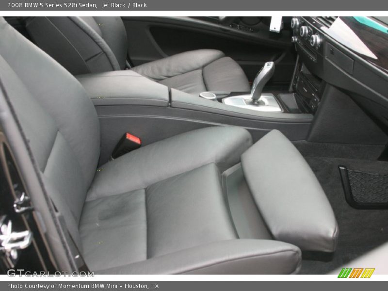 Jet Black / Black 2008 BMW 5 Series 528i Sedan