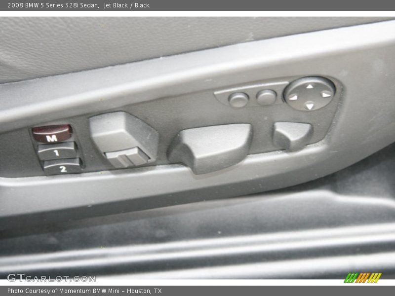 Jet Black / Black 2008 BMW 5 Series 528i Sedan