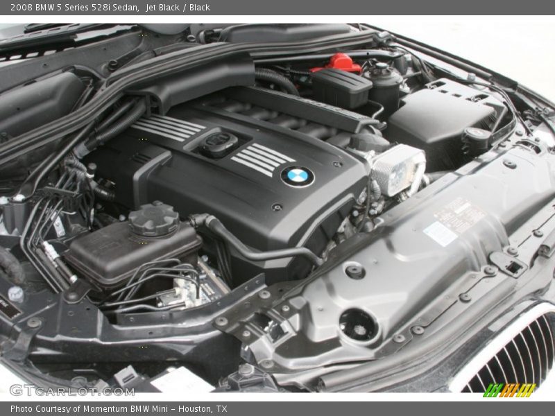 Jet Black / Black 2008 BMW 5 Series 528i Sedan