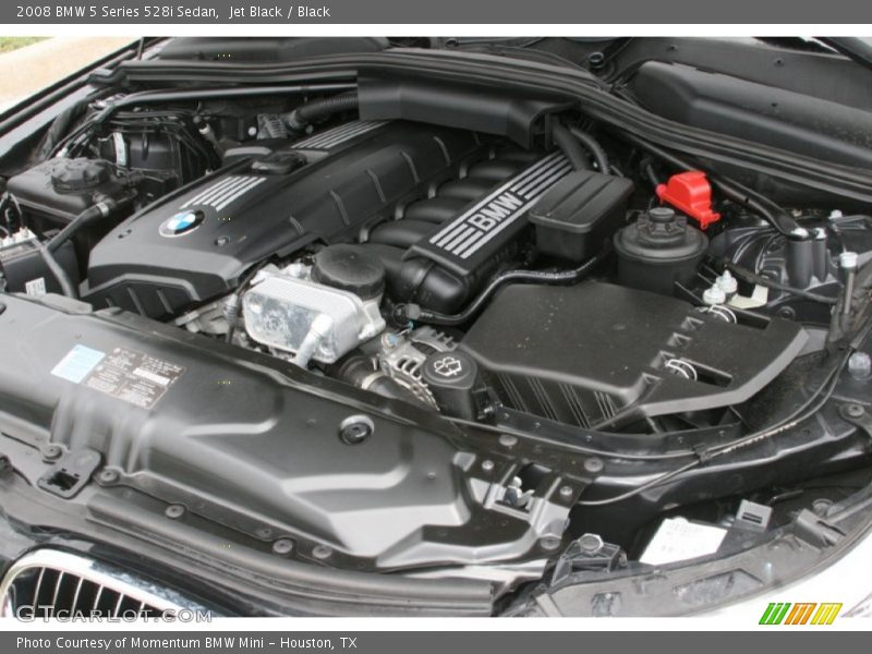 Jet Black / Black 2008 BMW 5 Series 528i Sedan