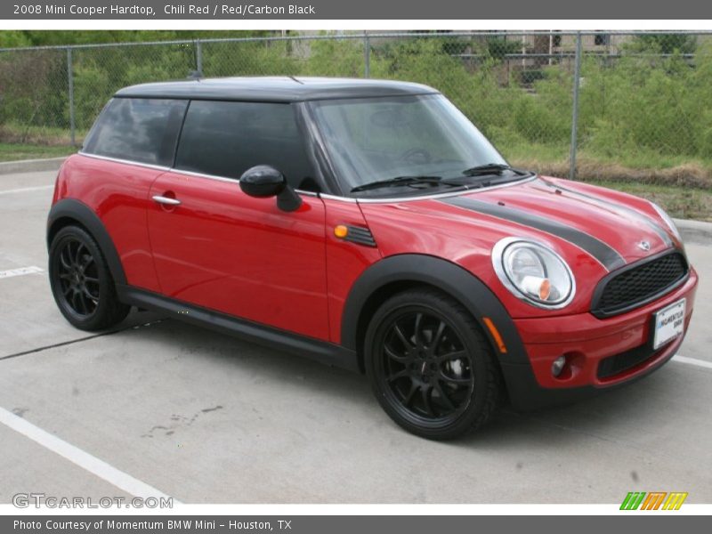 Chili Red / Red/Carbon Black 2008 Mini Cooper Hardtop
